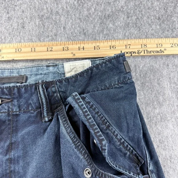 VTG Ralph Lauren Surplus Div Mountain Trousers Mens 32x28 Blue Cargo Pants - Picture 3 of 15